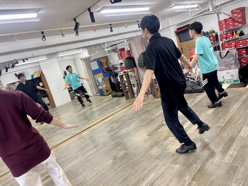 福岡のタップダンススタジオ ANB Tap Dance Studio レッスン風景