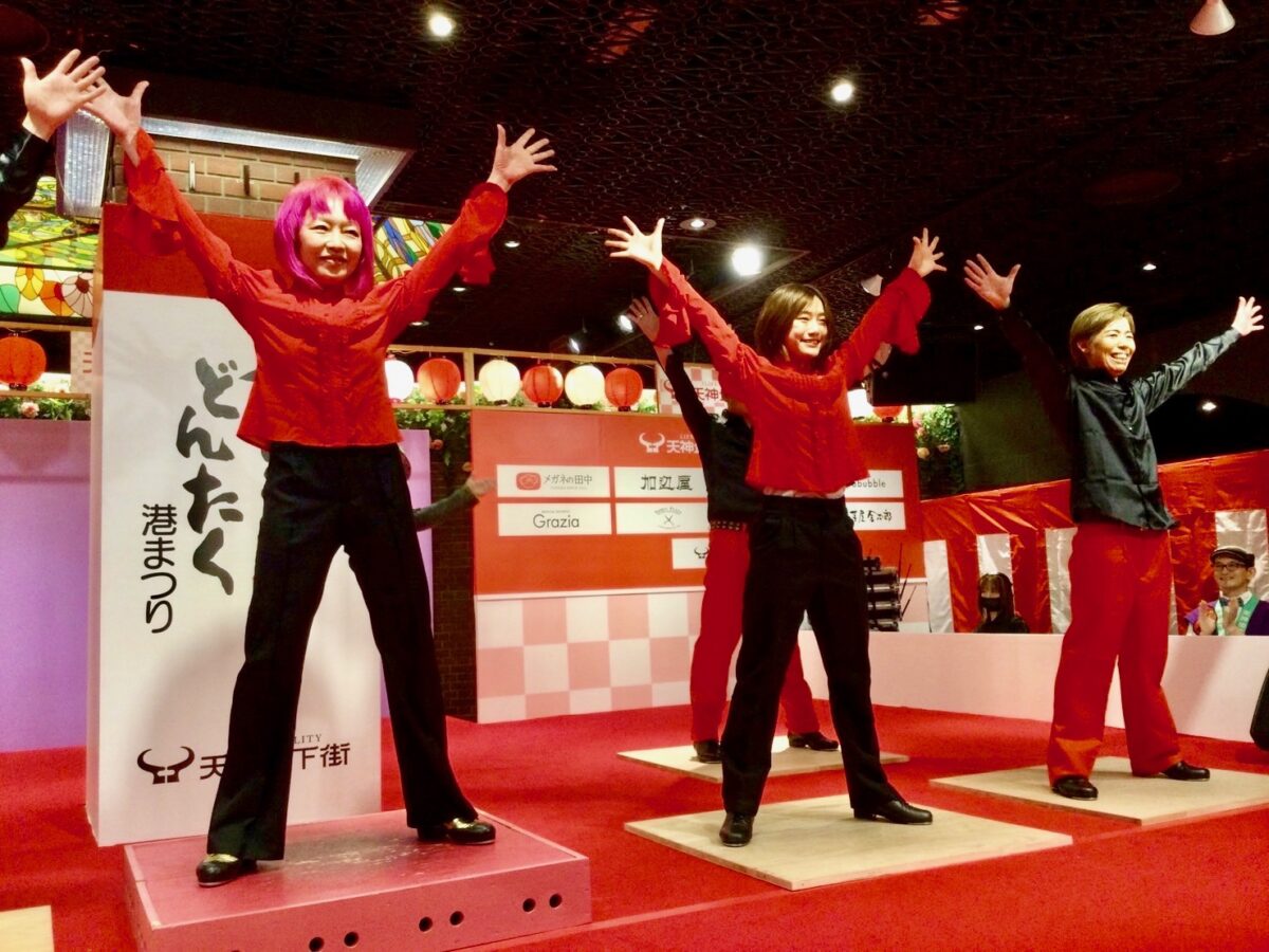福岡のタップダンスイベントの様子 博多どんたく　ANB Tap Dance Studio