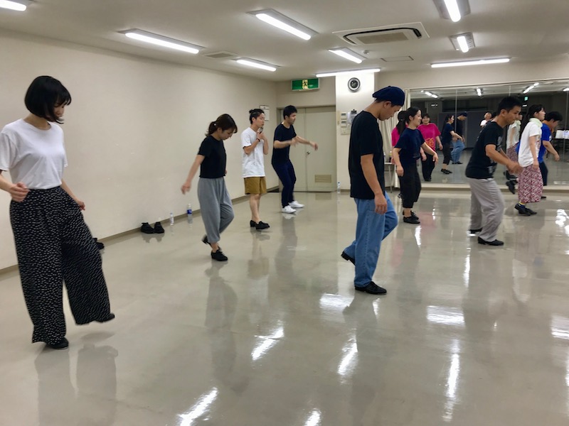 福岡のタップダンススタジオ　北九州スタジオ　小倉魚町レッスンの様子
