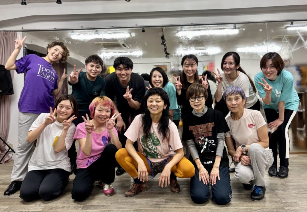 福岡のタップダンススタジオ　ANB Tap Dance Studioレオナワークショップ記念写真　入門・初級クラス