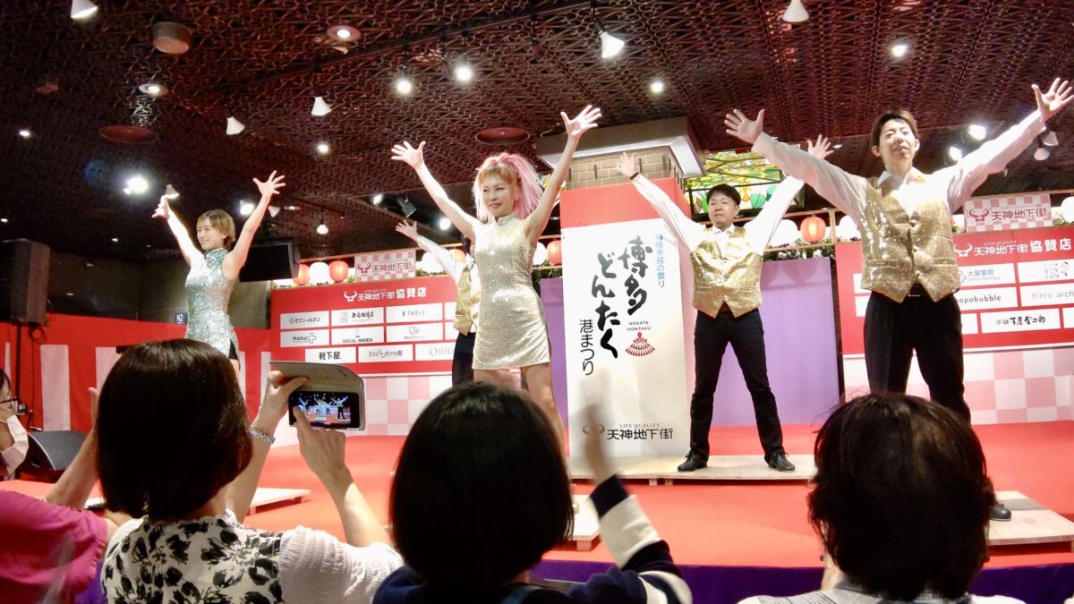 福岡のタップダンススタジオANB Tap Dance Studioドンタクステージ出演の様子